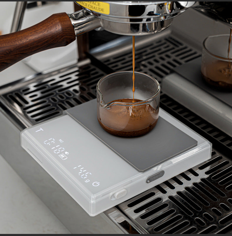 Brew &amp; Espresso Coffee Scale with Timer (140 × 124mm)