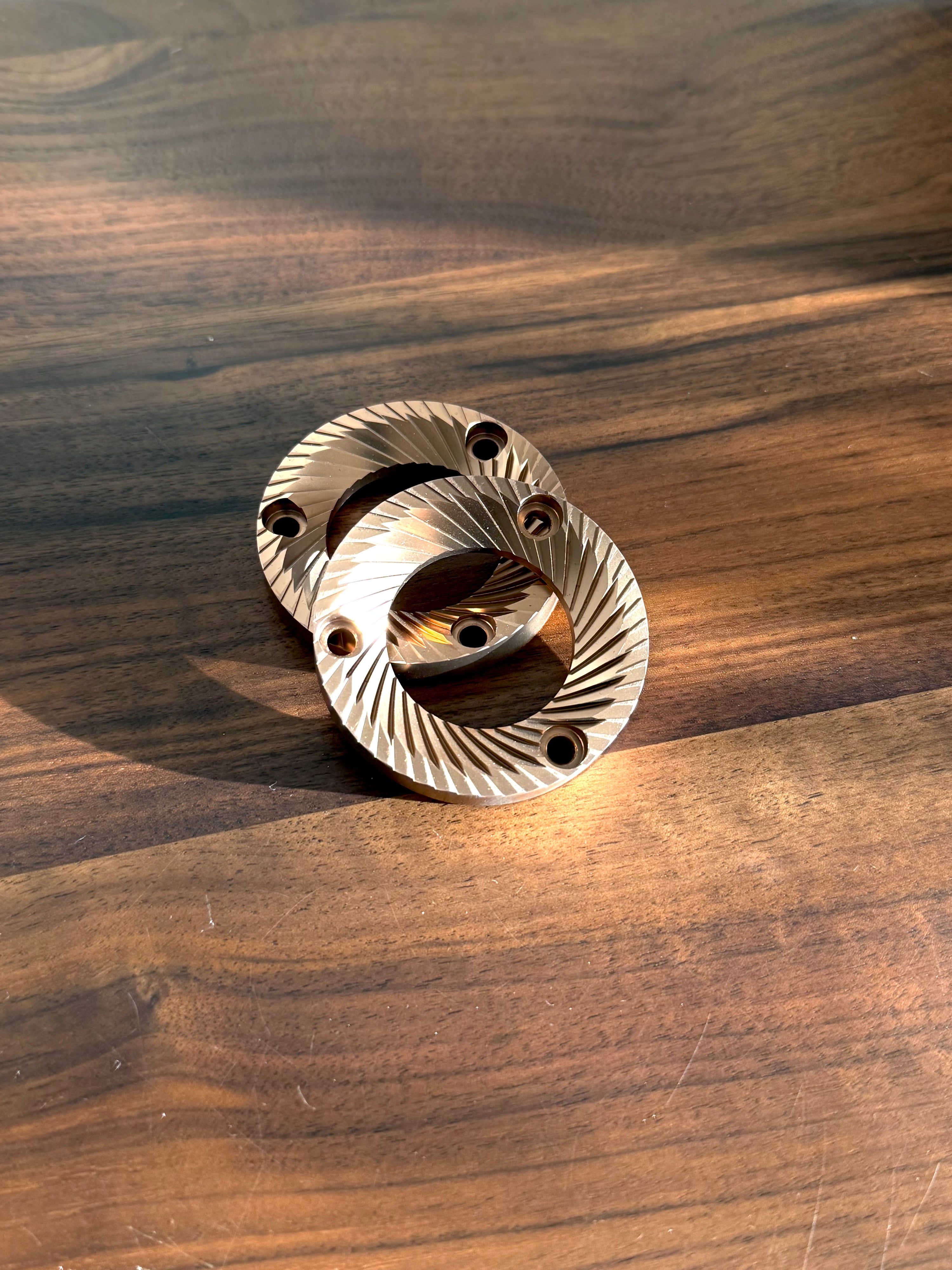 54mm red titanium coated brew burrs - DF54 - Grind Logic