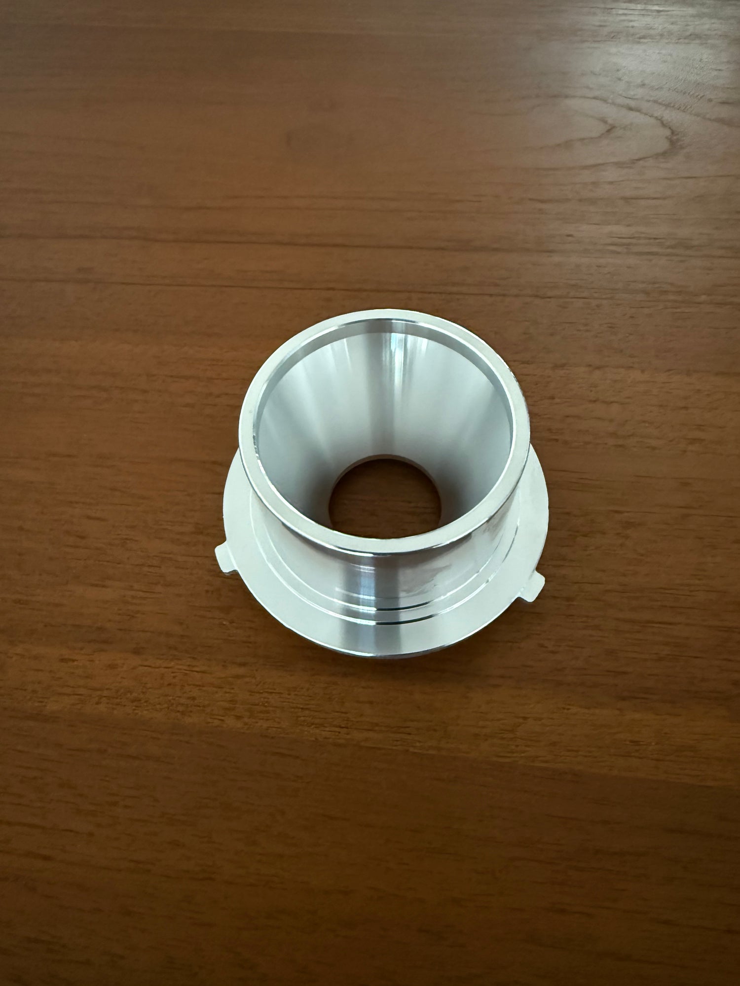 DF54 Upper Burr Carrier - Top View on wooden table top