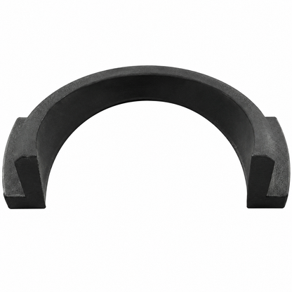 Black portafilter angled rubber adapter for DF54 and DF64 Gen 2 coffee grinders