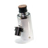 White and silver DF64 Gen 2 with wooden lid on top of bellows against a white background