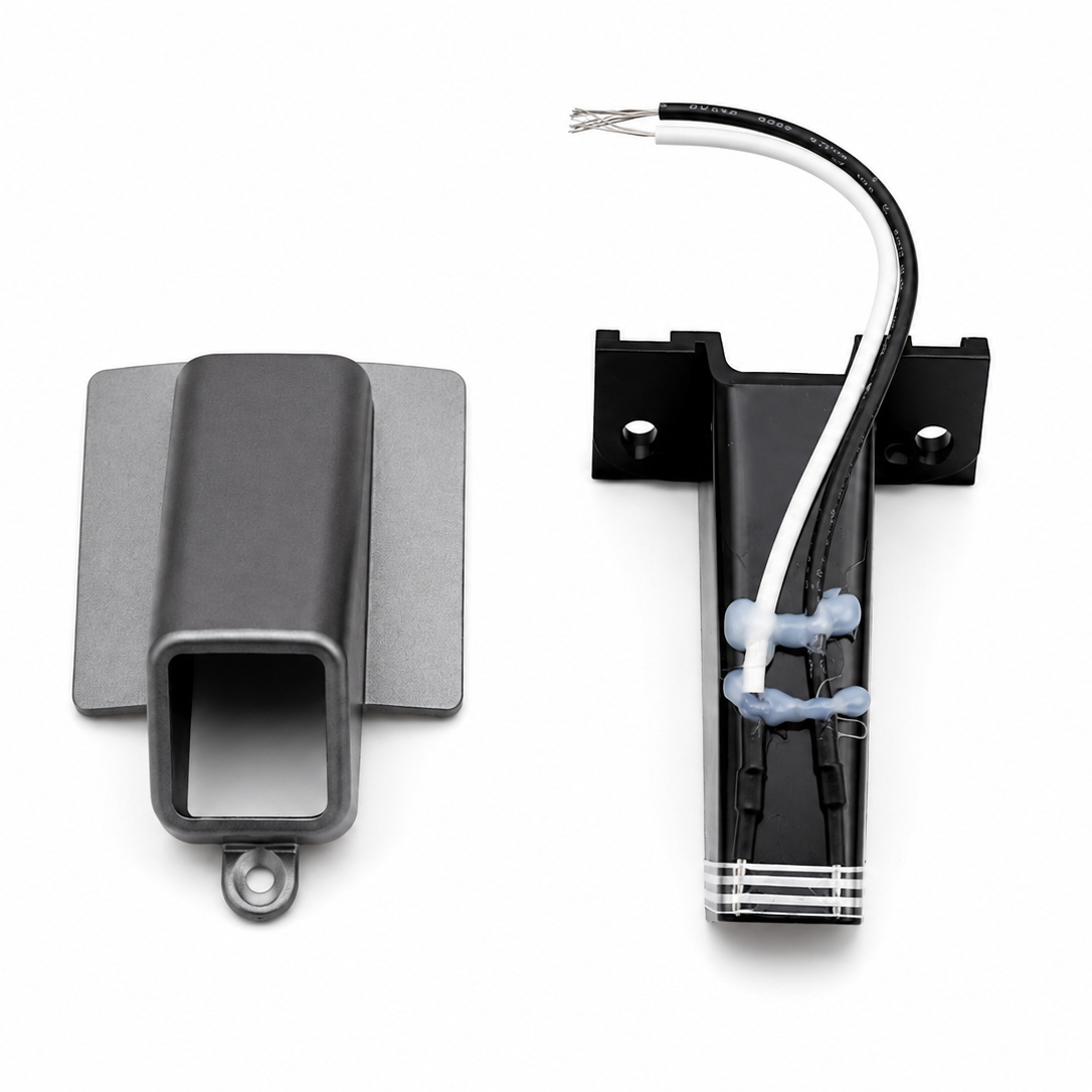 Grey v4 exit chute replacement for DF54 Coffee grinder