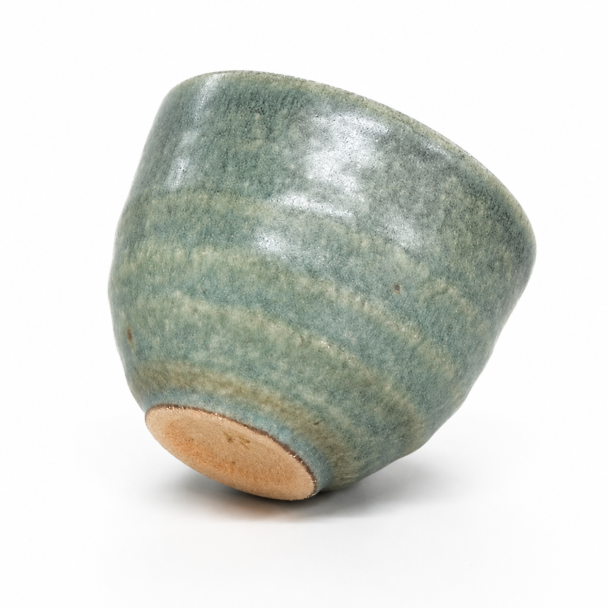 Hechimon shigaraki cup - Black celadon - tilted sideways 200ml 