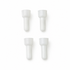 Four white crimp connectors for DF54 and DF64 coffee grinder ioniser wiring - Grind Logic