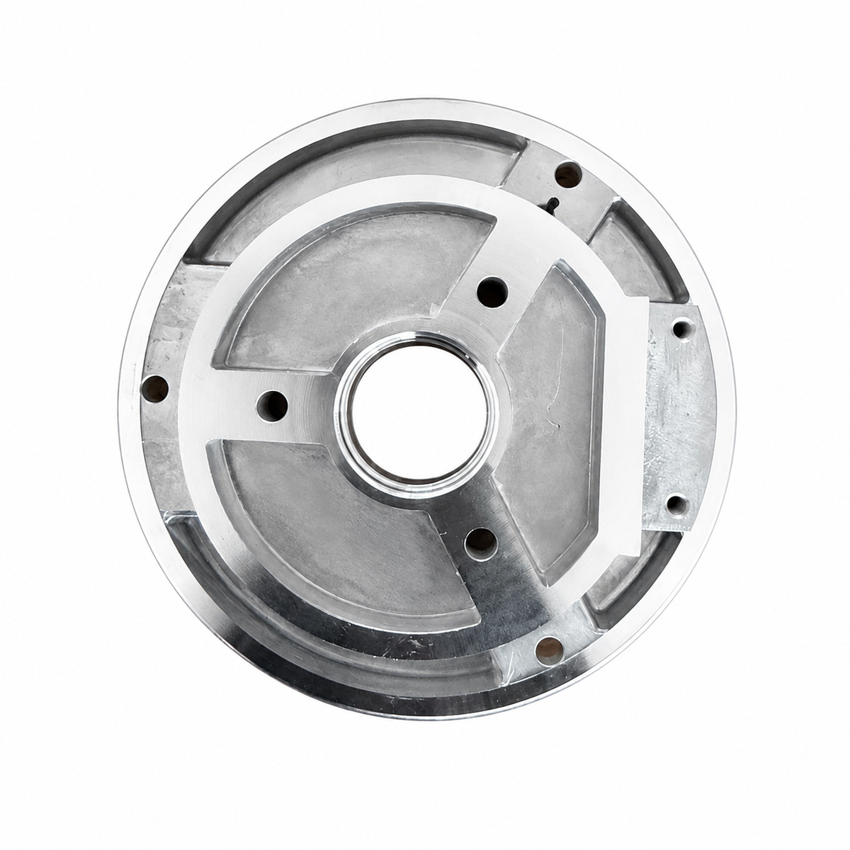 Underside view of the DF64 Gen 2 lower burr chamber - 