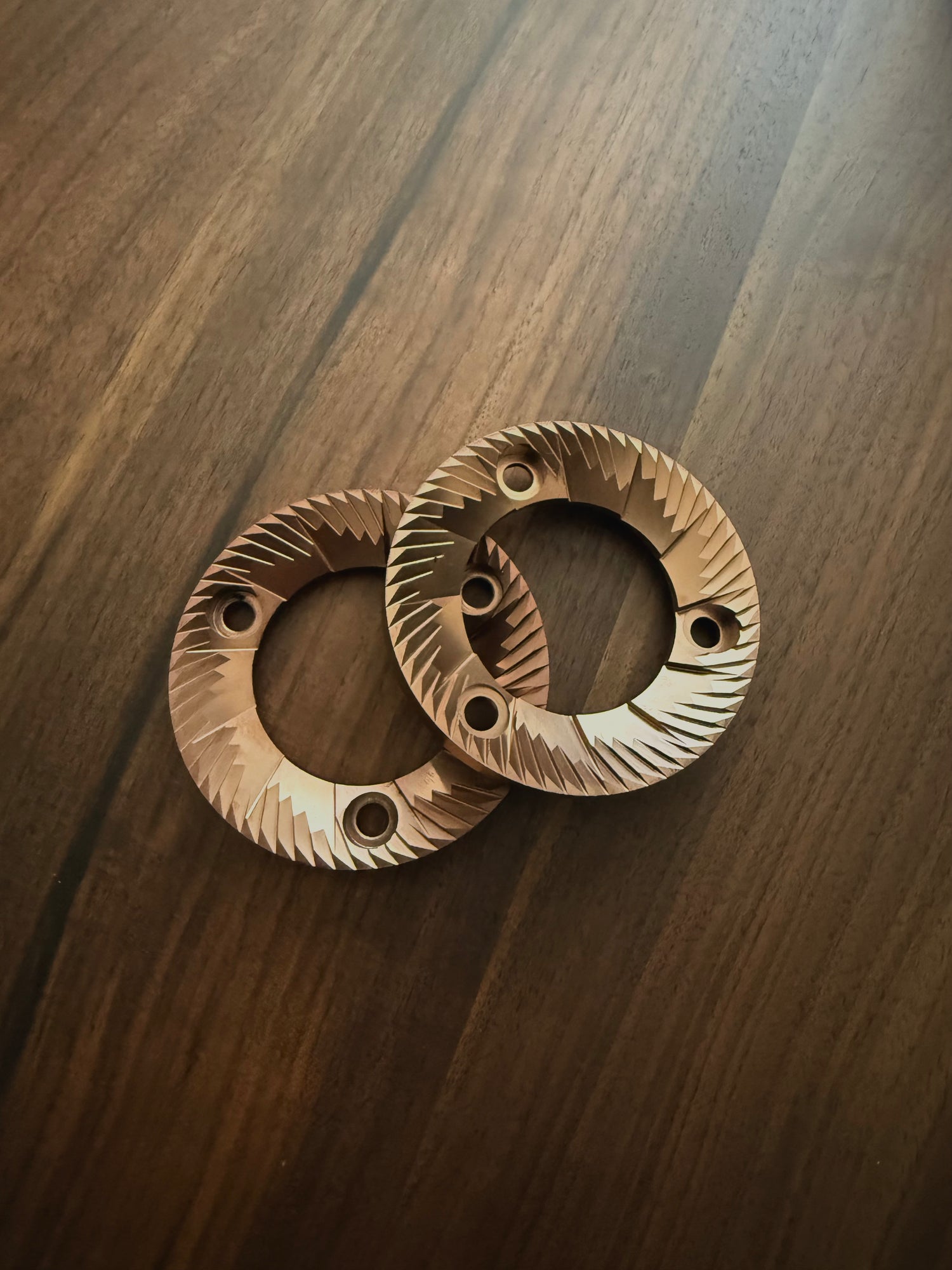 64mm Flat Burrs - Red Titanium (DF series)